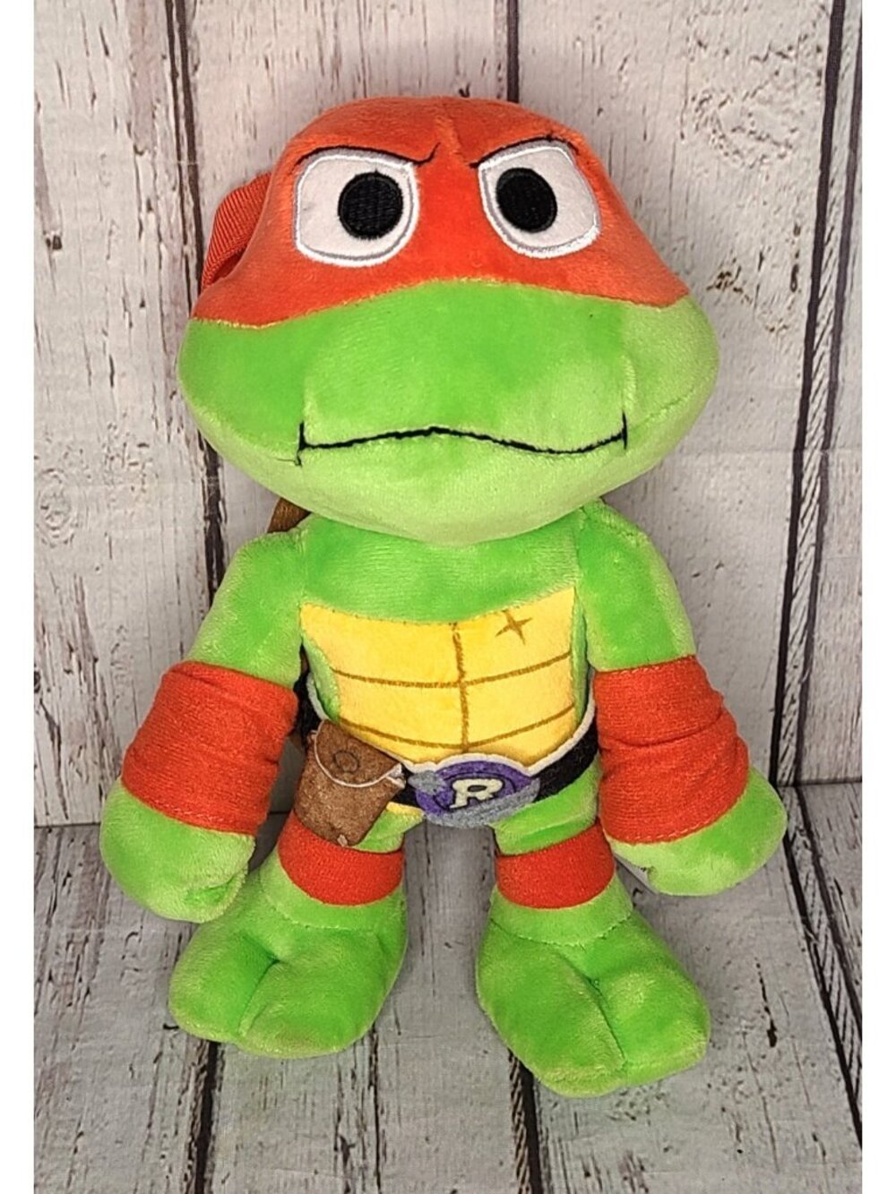 9" Mattel Teenage Mutant Ninja Turtles Mutant Mayhem Red Raphael Plush TMNT